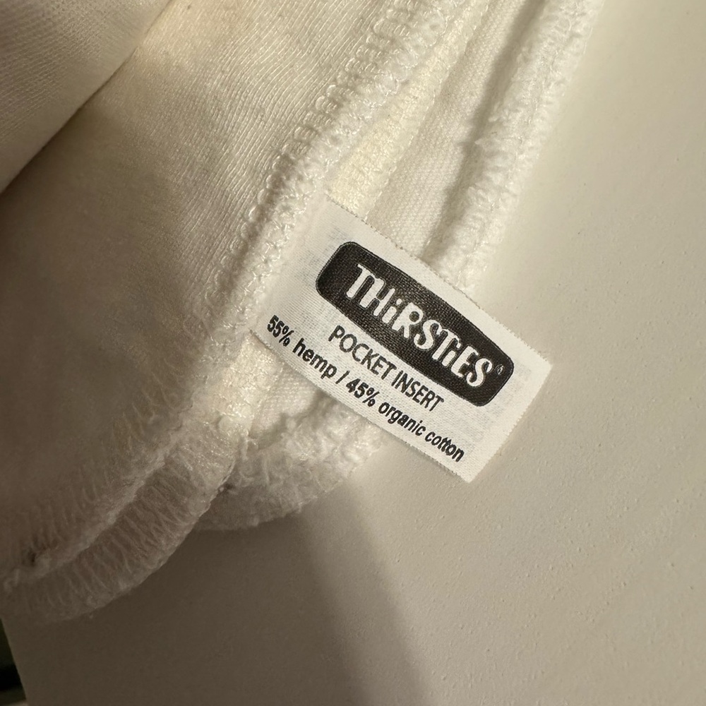 (11) Thirsties White Pocket Insert